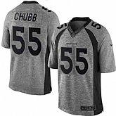 Nike Broncos 55 Bradley Chubb Gray Gridiron Gray Limited Jersey Dyin,baseball caps,new era cap wholesale,wholesale hats